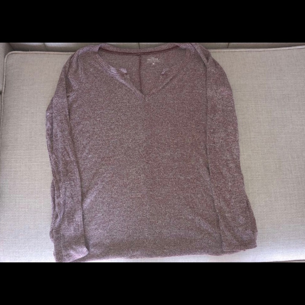 Maroon top